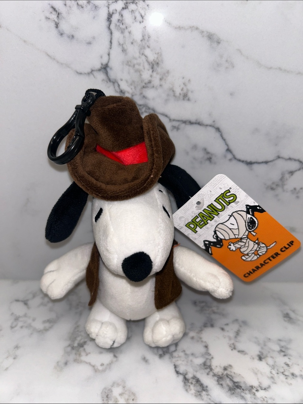 Peanuts Snoopy Cowboy Character Plush Clip